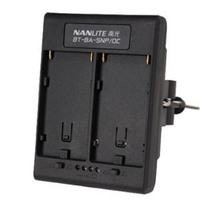Nanlite Bt-ba-snp/dc Npf Battery Adaptor For Pavotube 15c 30c & Forza 60/60b