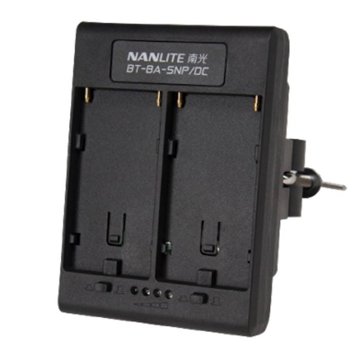 Nanlite Bt-ba-snp/dc Npf Battery Adaptor For Pavotube 15c 30c & Forza 60/60b