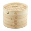 2-Tier Davis & Waddell Bamboo Steamer Natural 17.5x17.5cm