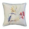 J.Elliot Home Kookaburra Outdoor Cushion Pillow Decor 50x50x12cm Green & Ivory