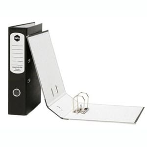Marbig Reinforced Spine Lever Arch File (Black) (A4)
