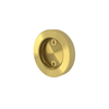 Rolltrak Brushed Brass Barn Door Round Finger Pull 