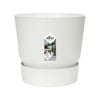Elho 20cm White Greenville Self Watering Plant Pot