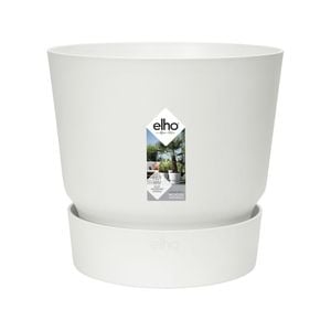 Elho 20cm White Greenville Self Watering Plant Pot