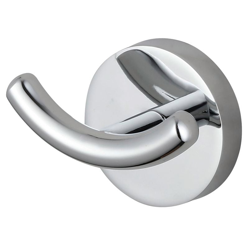 Mondella Chrome Resonance Double Robe Hook - Chrome