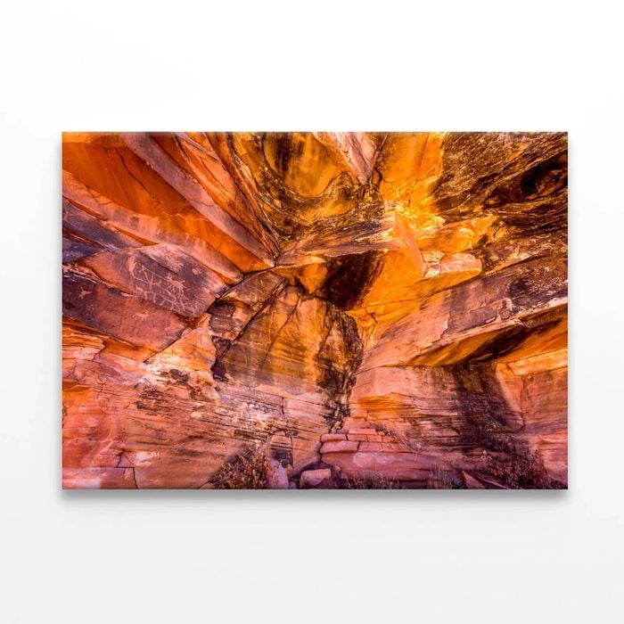 Arizona Sandstone Rock in Arizona  Print 100% Australian Made 120 x 90cm  (Stretched)