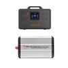 Voltx 2400w 2240wh Portable Power Station + 12v 3kw Pure Sine Wave Inverter - Backup Power For Home & Camping