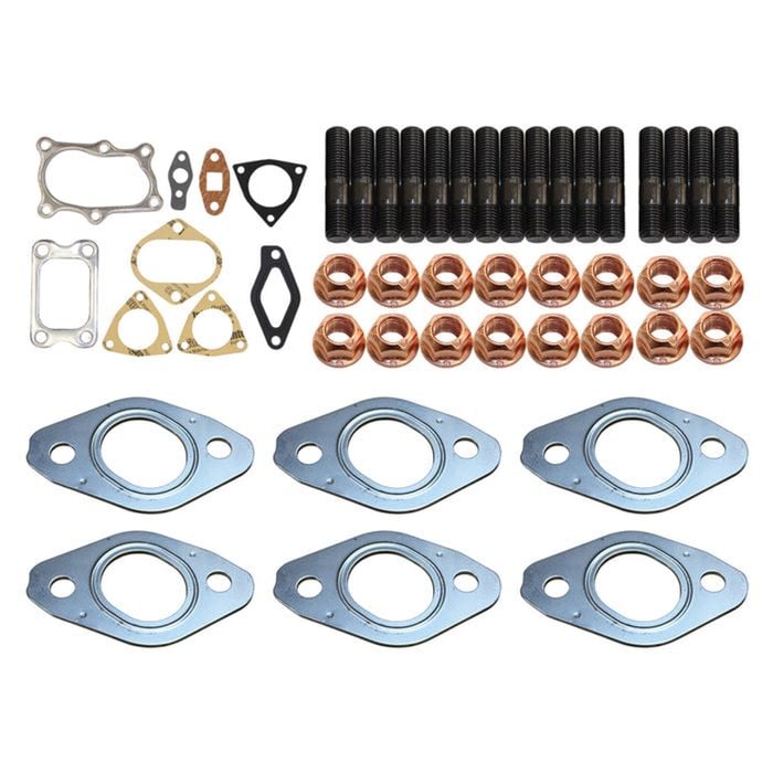 Permaseal Mls-r Turbo & Exhaust Manifold Installation Stud & Gasket Kit For Nissan Skyline R32 Rb20det 2.0l