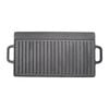 Toque Reversible Cast Iron Griddle Plate 49.5cm Non Stick Bbq Skillet