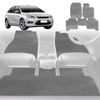 6D Diamond Car Floor Mats for Ford Focus 2011-2018-Full Set-Grey-Outback GT