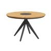 SIMPO Atlanta Outdoor Dining Table (120cm Round) - Grey