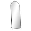 Oikiture 180x70cm Full Length Mirror Floor Mirrors Metal Black