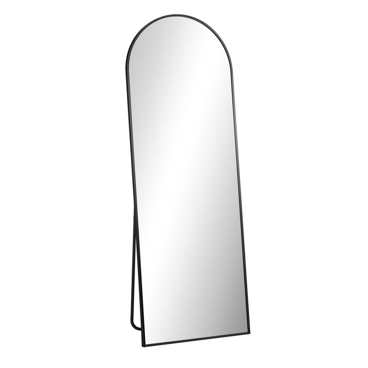 Oikiture 180x70cm Full Length Mirror Floor Mirrors Metal Black ...