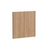 Kaboodle 600mm Cajun Oak Modern Rangehood Doors - 2 Pack