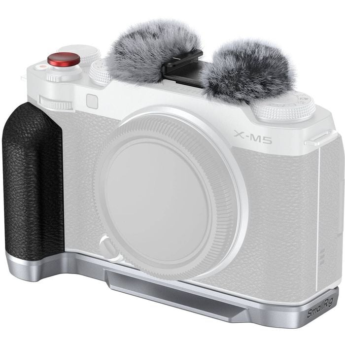 Smallrig L-shape Mount Plate With Silicone Handle For Fujifilm X-m5 (sliver) 4875