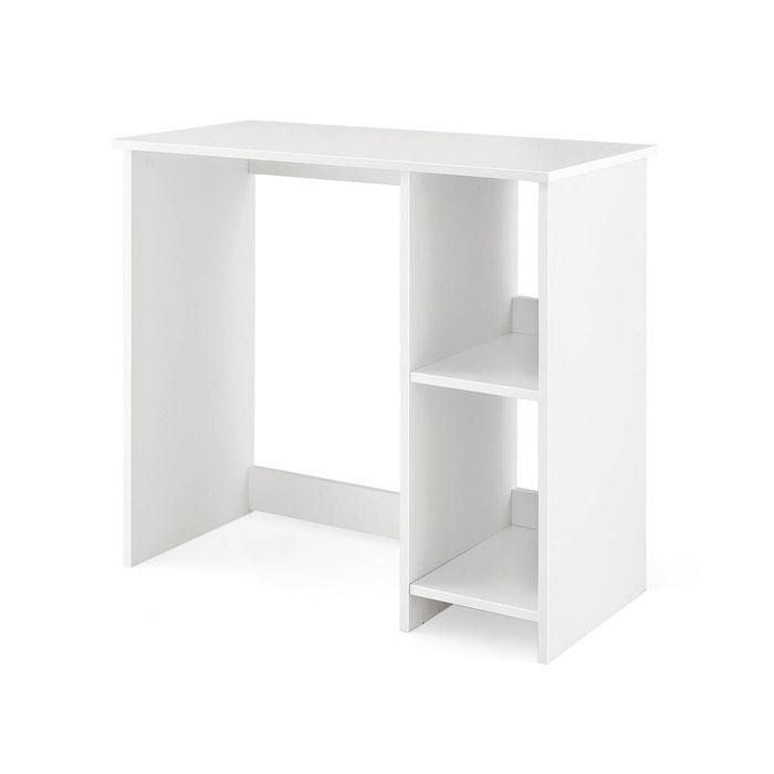 Costway 80cm Wood Home Office Desk, White