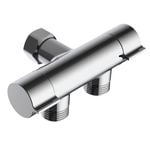 EnduraSeal Chrome Plated Double Outlet Cistern Cock