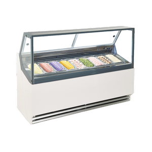 Exquisite 9 Tubs Ice Cream Scooping Freezers