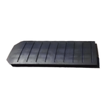 Heeve 1.2m Premium Driveway Rubber Kerb Ramp  - End Module H0128