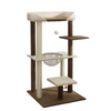 Luxury Japanese-Style Cat Tree with Large Bed