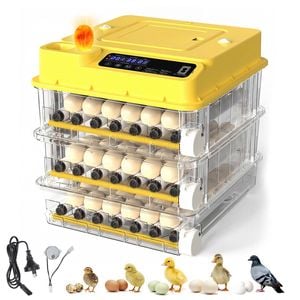 Advwin 108 Egg Incubator Auto Water System Built-in Egg Candler