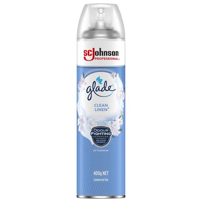 Glade 400g Clean Linen Air Freshener Aerosol