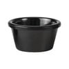 Ryner Melamine Ramekin Smooth Black 60ml 72x40mm Commercial Tableware