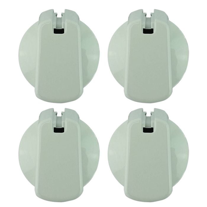 Universal Oven Knob Kit 35mm White Set of 4