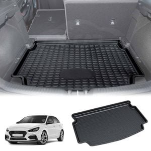 Boot Liner for Hyundai i30 Hatchback 2018-Onwards Heavy Duty Cargo Trunk Cover Mat Luggage Tray