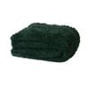 J.Elliot Home Eve Faux Knitted Throw Rug 130 x 160 cm Eden Green