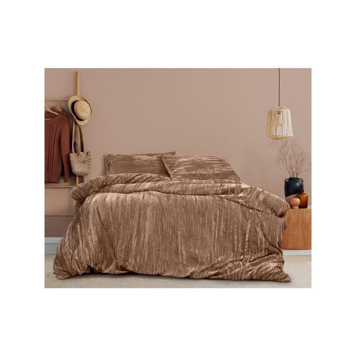 Ardor Boudoir Queen Size Vivienne Jacquard Quilt Cover Bedding Set Champagne