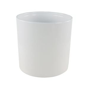 Northcote Pottery 15cm White Ava Cylinder Pot - 150mm