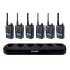Oricom Dtx600 6-way Charging Station With 6 Radios Included - Black