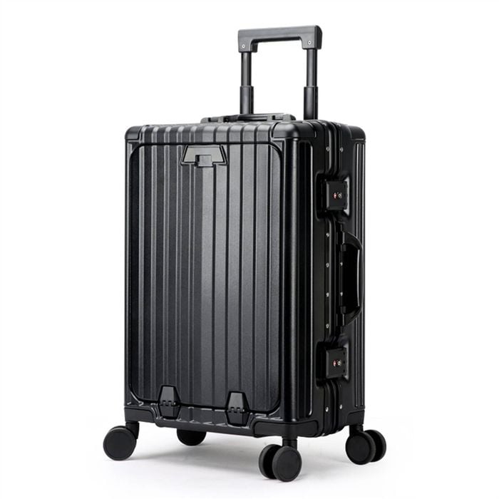 Bopai Aluminium Frame Carry On Travel Hard Suitcase Light weight TSA Lock 20"