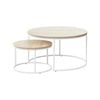 Cooper & Co. Sonoma Nesting Coffee Tables Set Of 2 White