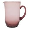 Ecology Aveline Glass Drinking/Serving Jug w/ Handle Plum 2.0L