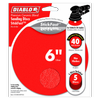 Diablo 150mm 40 Grit Abrasive Random Orbital Sheet - 5 Pack