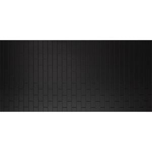 Seratone 2400 x 1200 x 4.5mm Black Aqua Subway Tile
