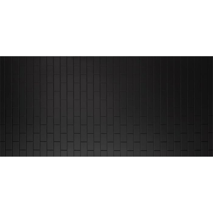 Seratone 2400 x 1200 x 4.5mm Black Aqua Subway Tile