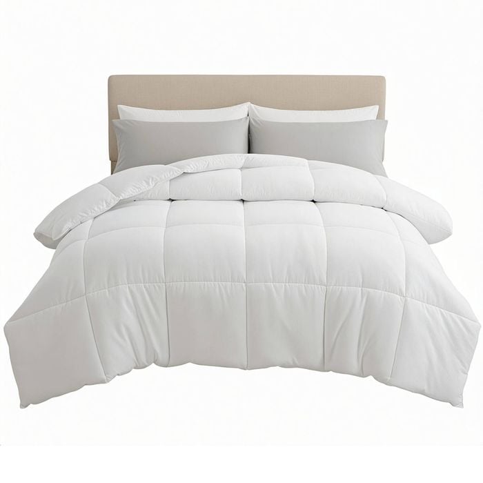Giselle Bedding Queen Size 400GSM Microfiber Quilt All Season Duvet Quilts Comforter Winter Summer