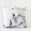 Rayell Indoor Square Cushion Printed Sunlight Surf 45x45cm