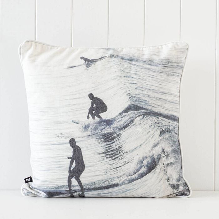 Rayell Indoor Square Cushion Printed Sunlight Surf 45x45cm