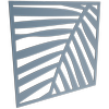 ProtectorAl 300-1200 x 300-1200mm Deep Ocean Palm Unframed Solid Aluminium Decorative Panel 