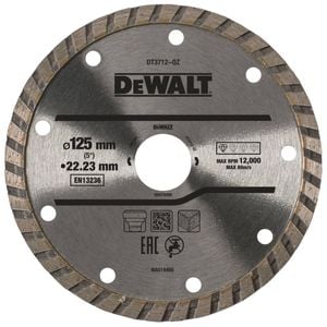 DeWALT 125mm Turbo Diamond Blade DT3712-QZ
