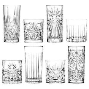 RCR Crystal 8 Piece Mixology Glassware Set