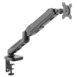 P&P Black 15"-27" Monitor Gas Spring Mount, Full Motion, VESA 75x75/100x100