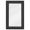 Polar     View 600 x 945mm Black  Frosted Glass Openable Double Glazed Window