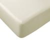 Essentially Home Living Polyester Cotton Fitted Sheet 33cm Wall Double Beige
