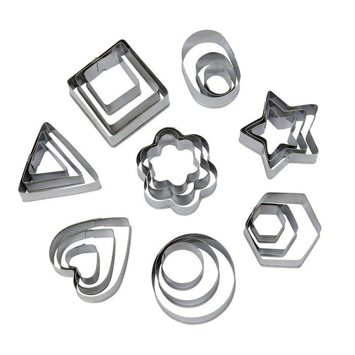 Practa Metal Shape Cutter Set - 24 Pack