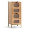 Costway 4-drawer Chest Of Drawers Nightstand